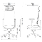 オフィスチェア メッシュ MBSシリーズ
