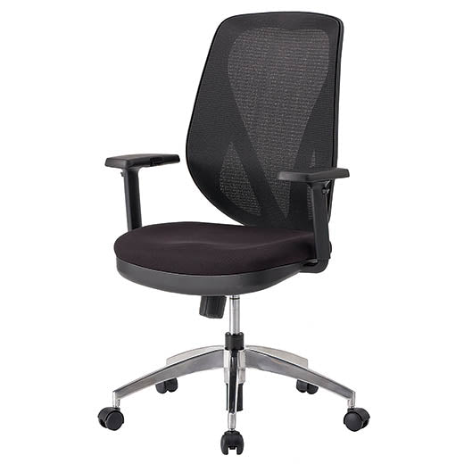 オフィスチェア メッシュ アルミ脚 LAPシリーズ